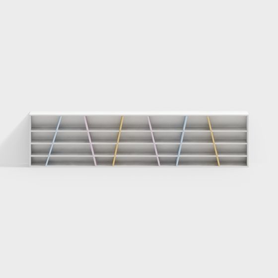Urban Shelf 3D model for Modern Interiors