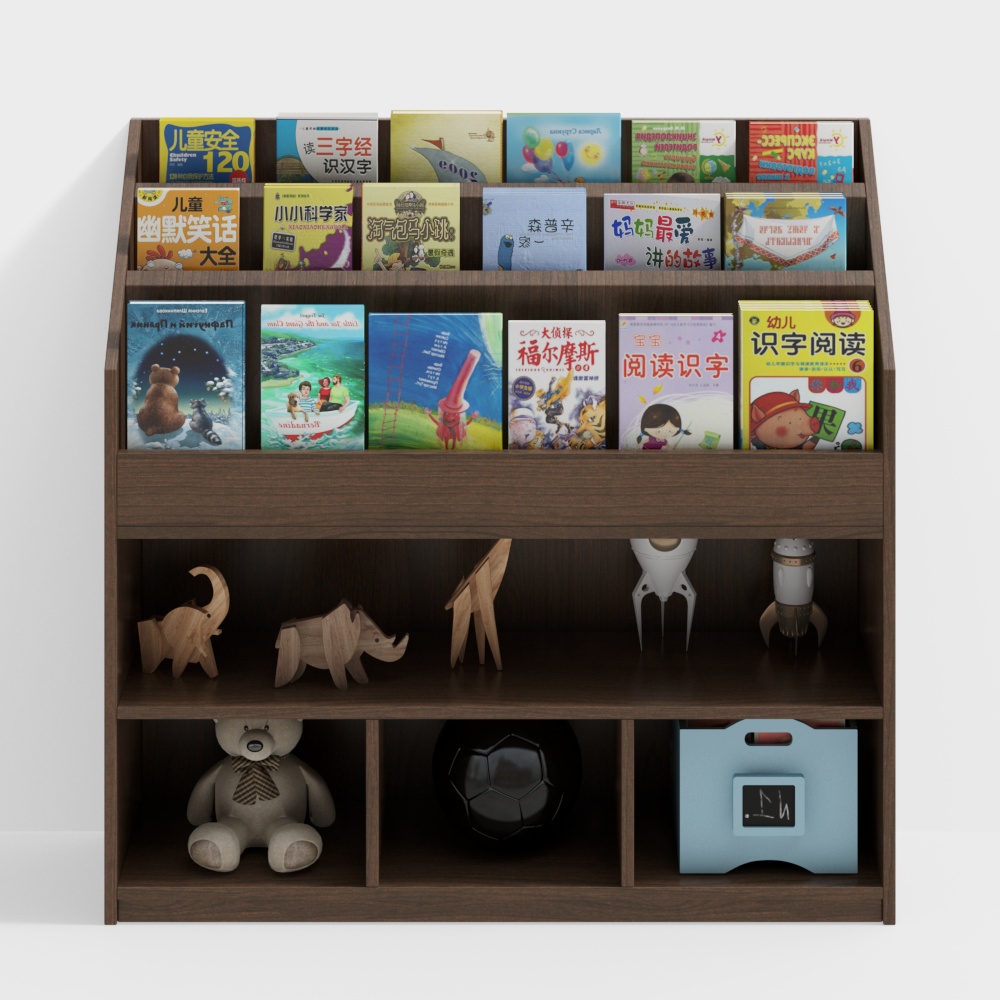 어린이 만화 책장