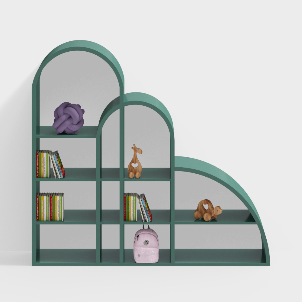 Bibliothèque de la salle de divertissement pour enfants