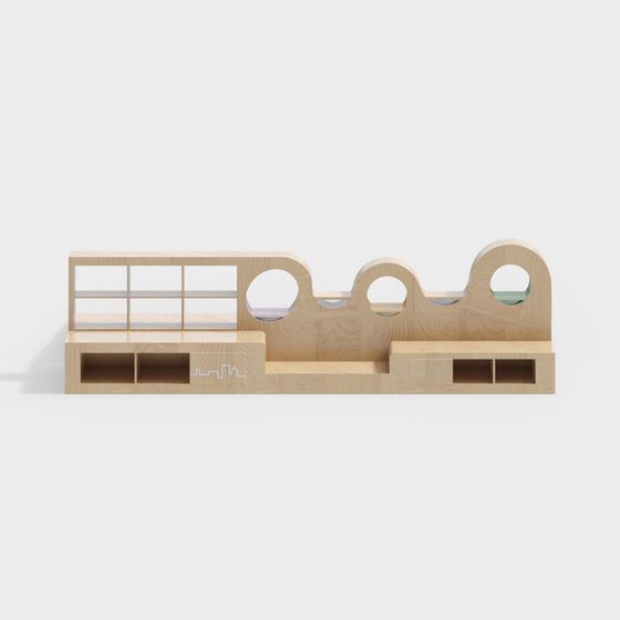 City Window Display Rack 3D model for Creative Projects