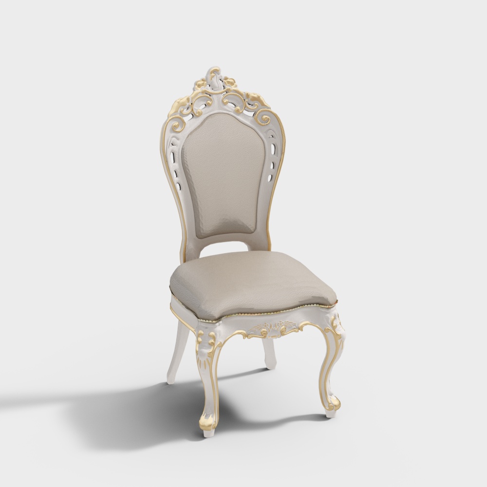 Royal Elegant Chair 3D model