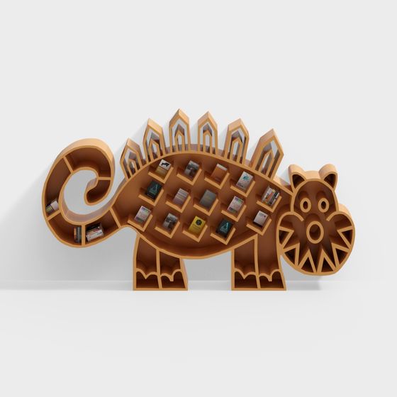 Bibliothèque pour enfants en forme de chat