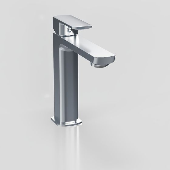 Futuristic Low-Poly Faucet 3D Model Design