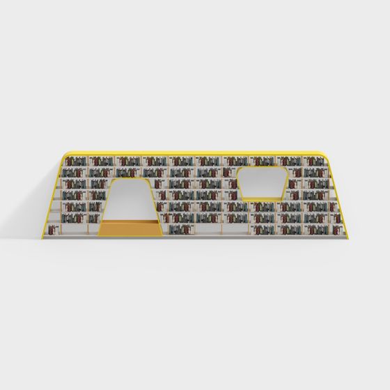Futuristic Library 3D model