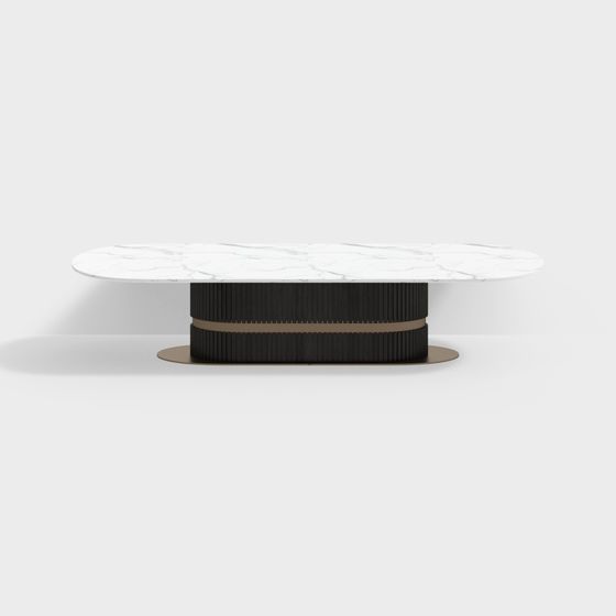 Stylish Urban Minimalist Coffee Table 3D model
