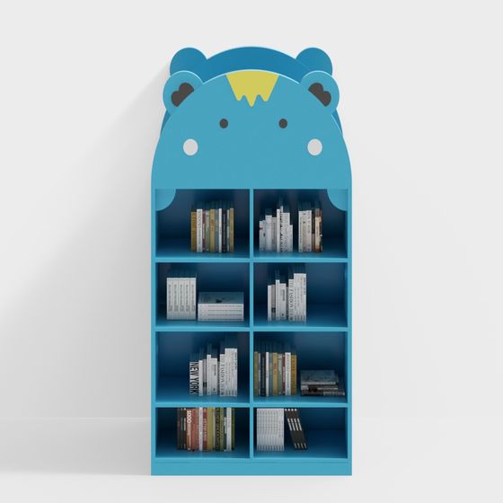 Bear Bookshelf 3D model