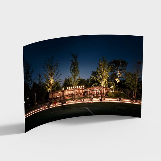 Magical Outdoor Leisure Space 3D model