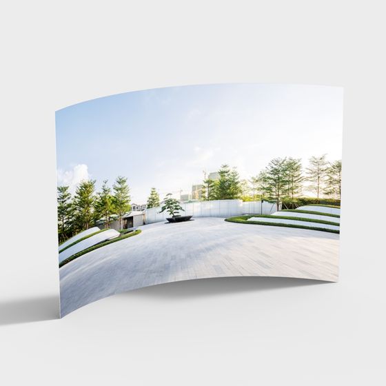 Vue extérieure de la communauté pendant la journée