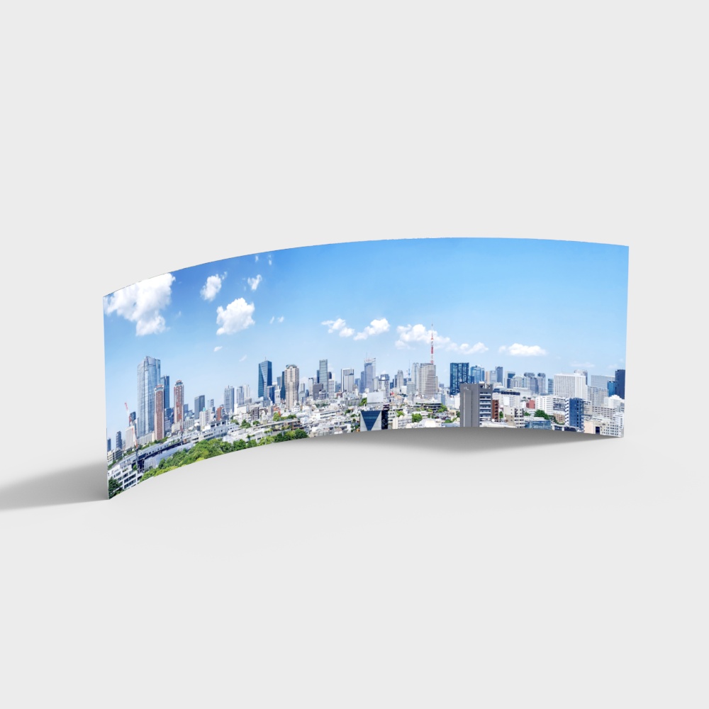 Urban Panorama 3D model