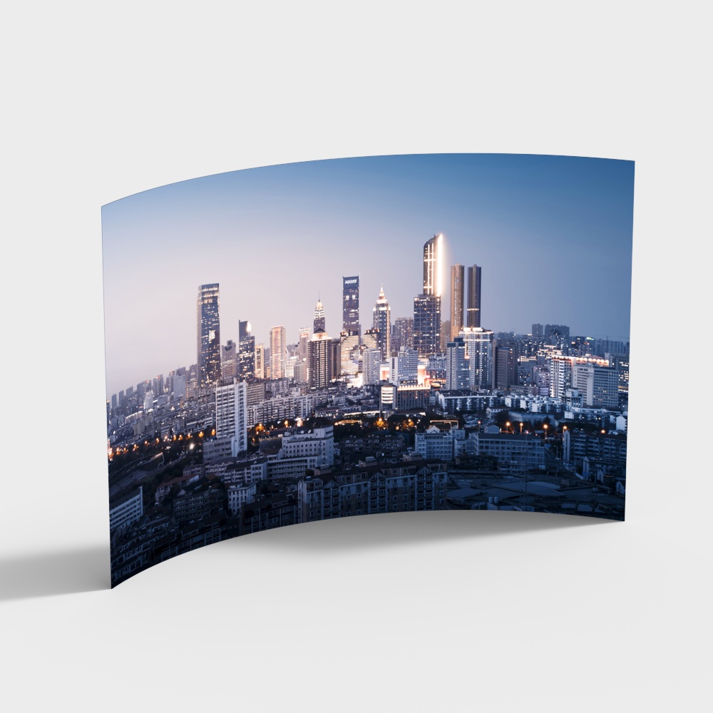 Urban Nightscape 3D model
