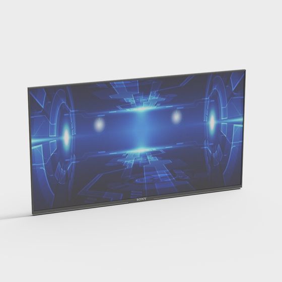 Futuristic Screen 3D model