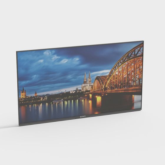 City Skyline 3D model - Modern and Classic Fusion