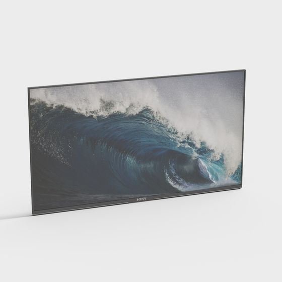 Mesmerizing Deep Sea 3D Model TV Screen