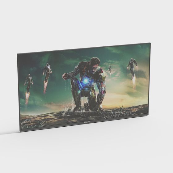 Iron Man in Action 3D model