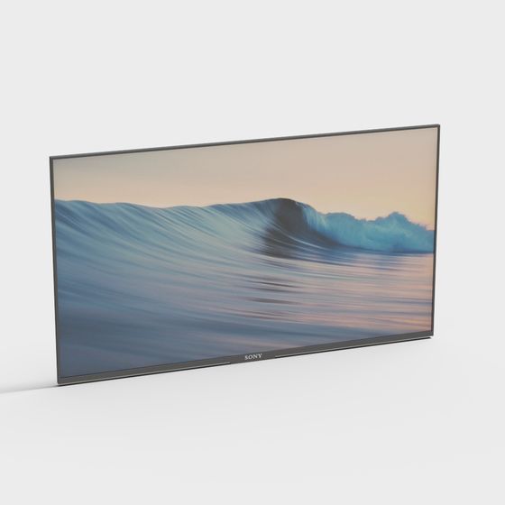 Realistic Sony TV 3D Model