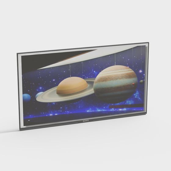 Dreamy Space Galaxy 3D Model