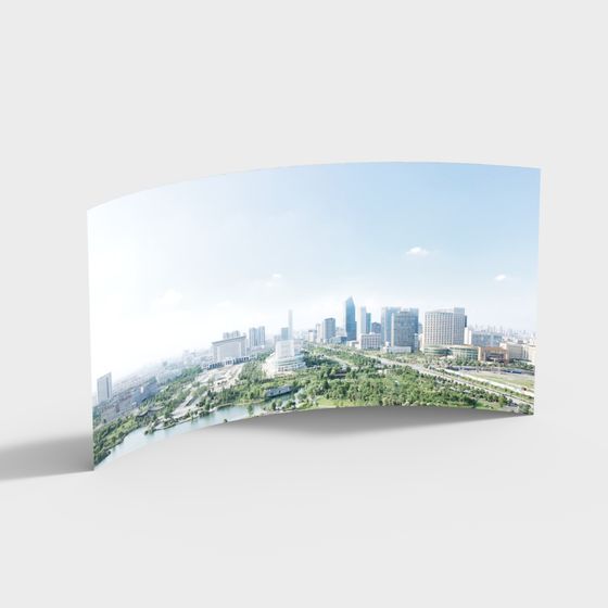 ทิวทัศน์ภายนอกอาคารบนทางด่วนในเมือง