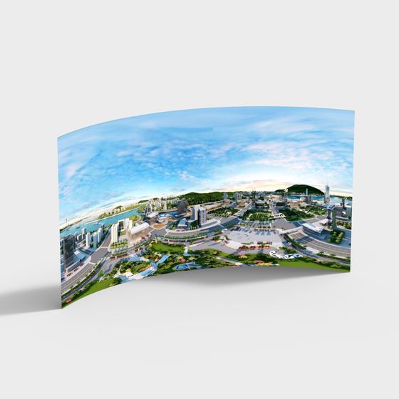 Futuristic City 3D Model for Creative Projects