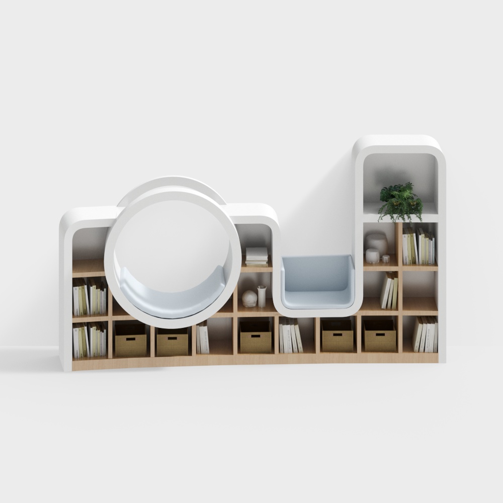 도서관 스타일 책장