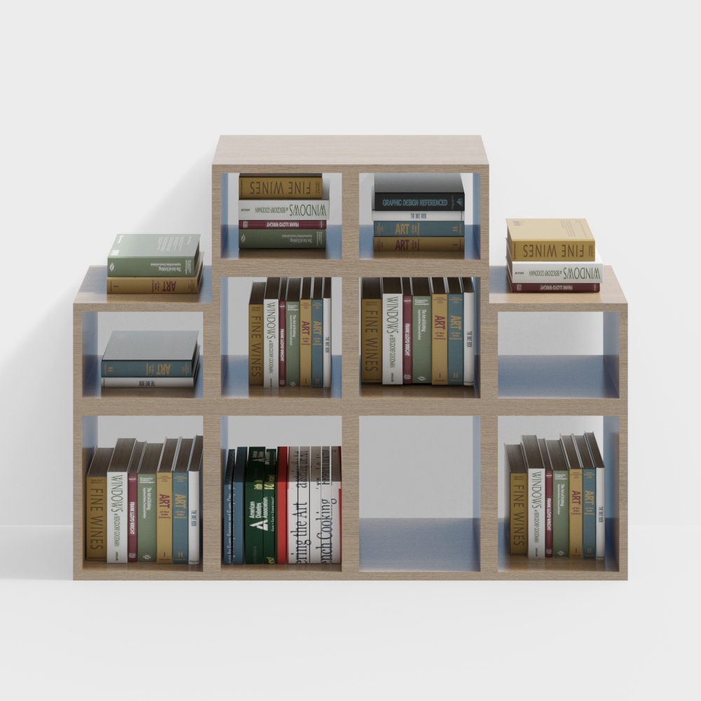 Kindergarten small bookshelf