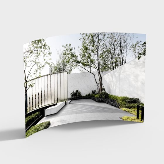 Urban Oasis 3D Model for Creative Projects