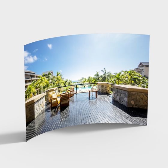 Vue extérieure de la cour