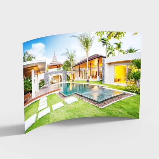 Vue extérieure de la cour