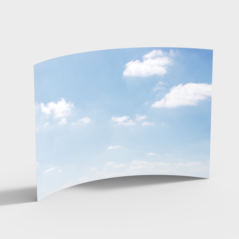 Stunning Clear Sky 3D Model
