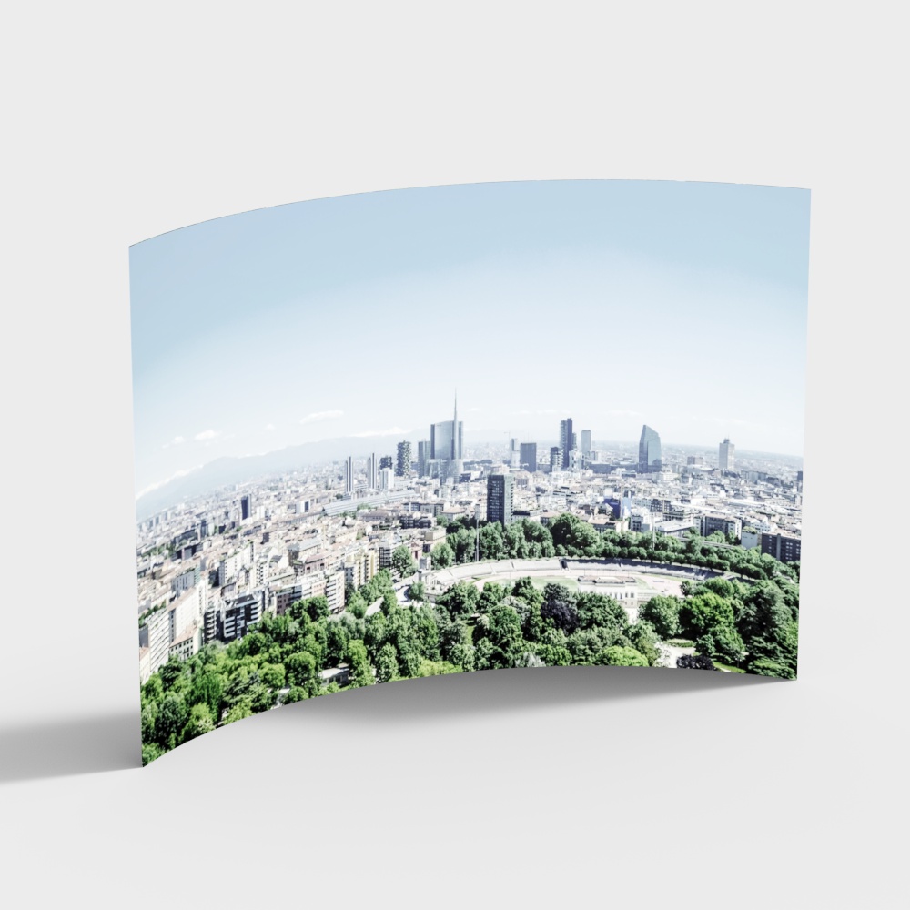 Vue extérieure de fenêtre de ville