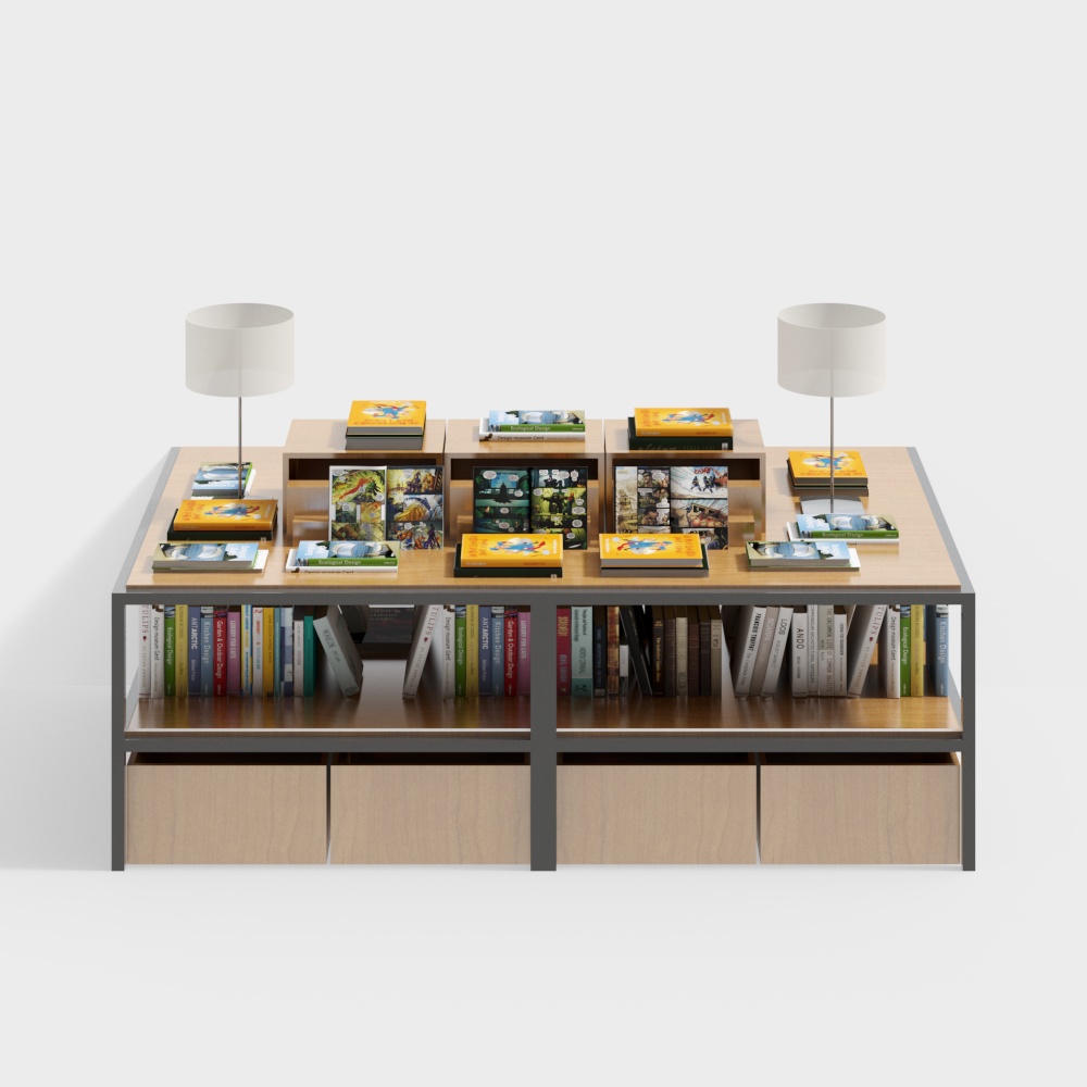 Duitou bookshelf in reading room