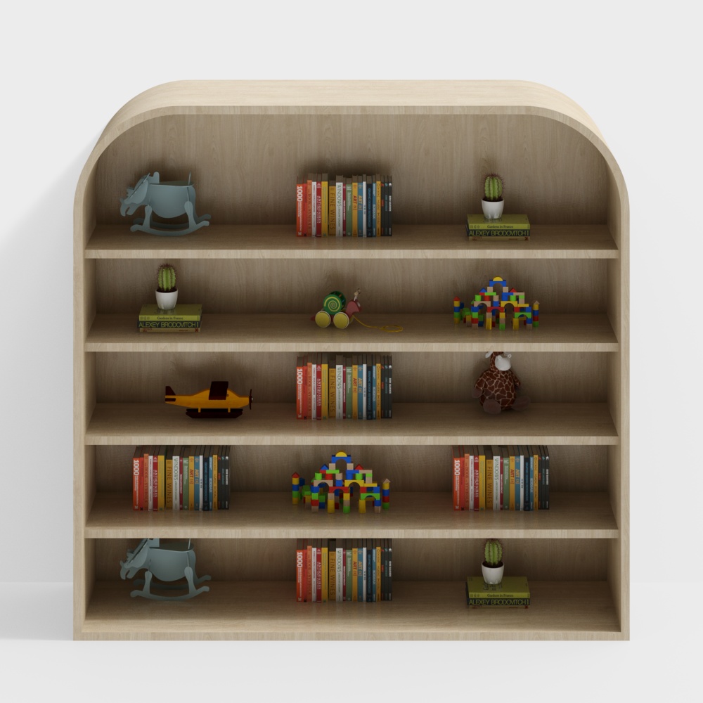 library bookshelf
