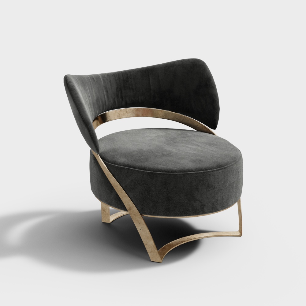 ghế gấp màu xám