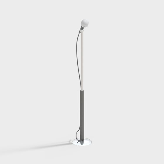 Modern Minimalist Microphone 3D model