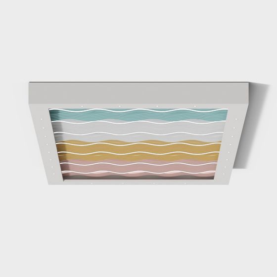 Waves of Harmony Low Poly 3D Model