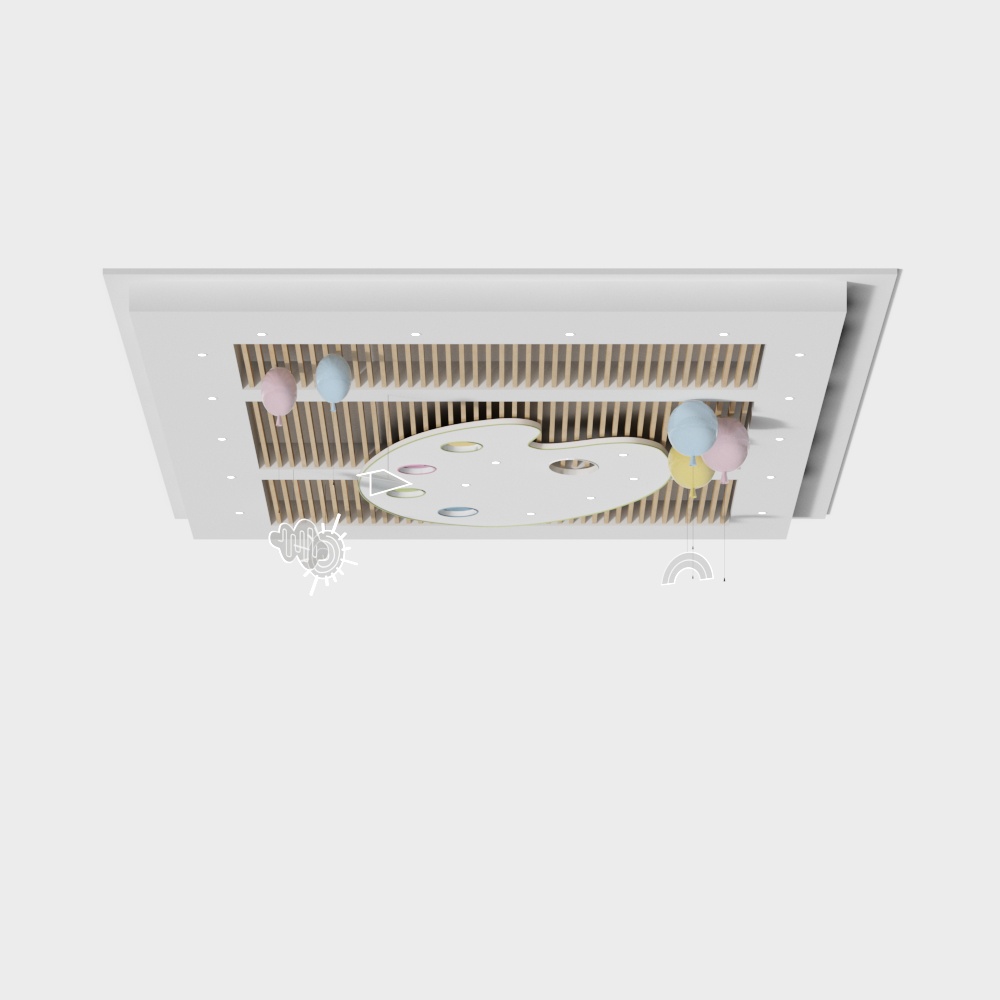 Techo de aula infantil