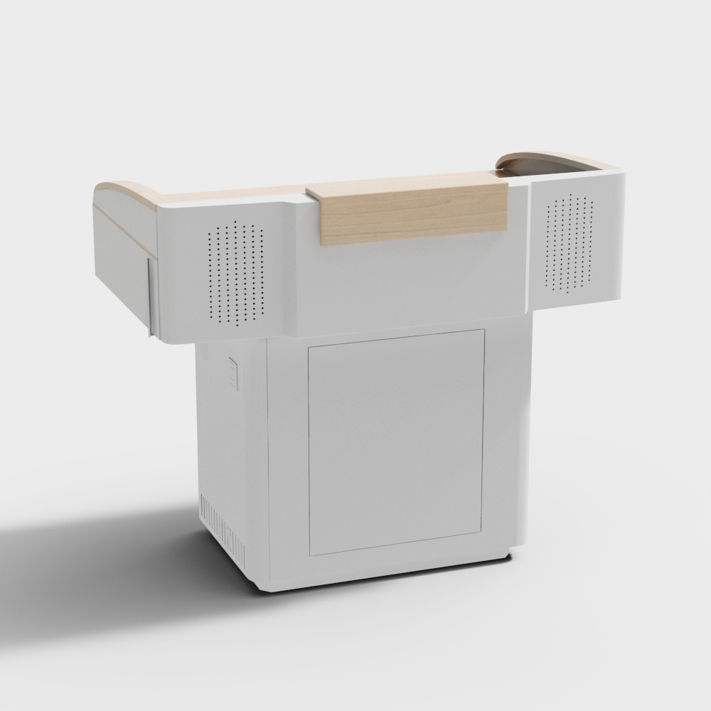 Stylish Low-Polygon Podium 3D model