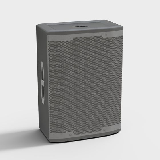 Gray Audio Equipment 3D Model for Recording Classrooms