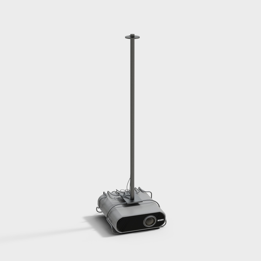 Stylish Sony Projector Low-Poly 3D model