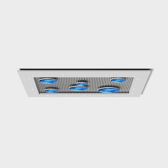 Modern Low-Polygon Ceiling Light 3D model