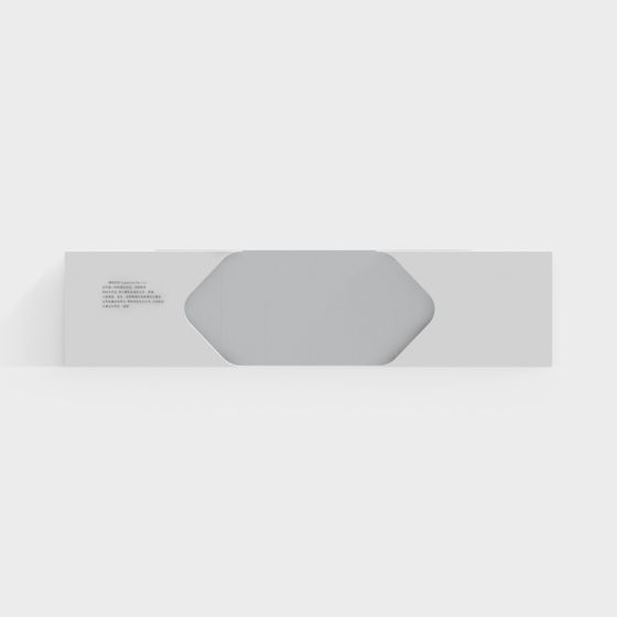 Futuristic Geometric Minimalist 3D model for Modern Design