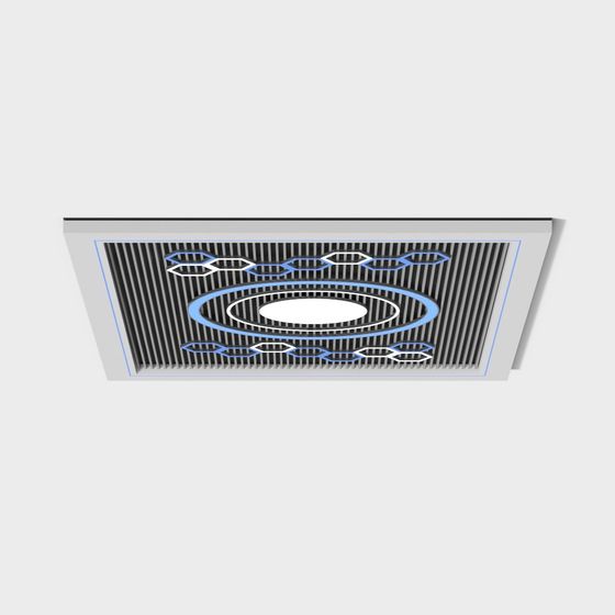 Futuristic Ceiling Vent 3D model