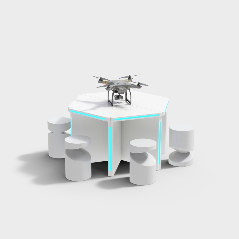 Science classroom tables and chairs