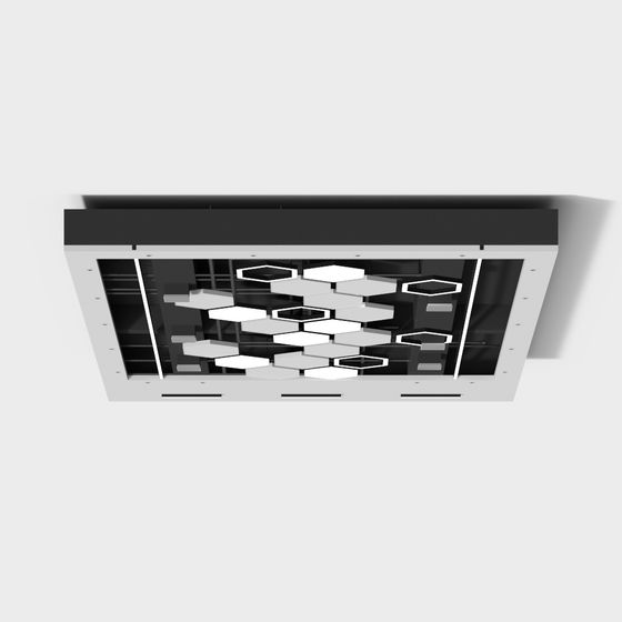 Hexagonal Hive Ceiling 3D model