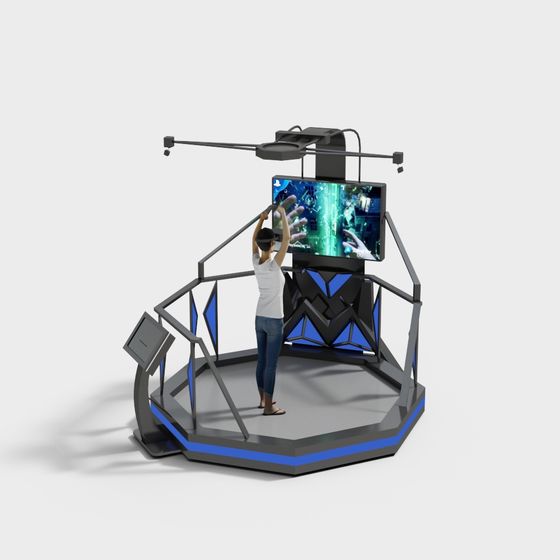 Virtual Reality Station 3D Model
