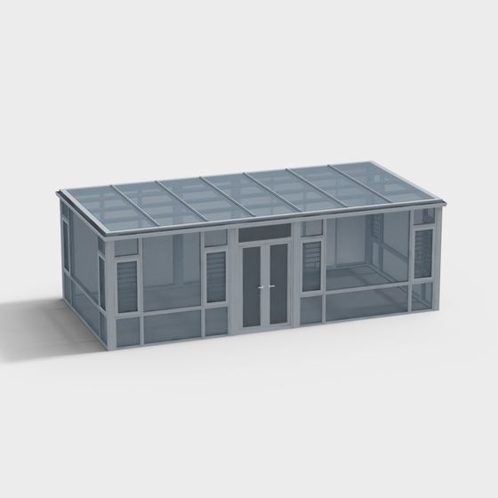 Low-Polygon Modern Architecture 3D model