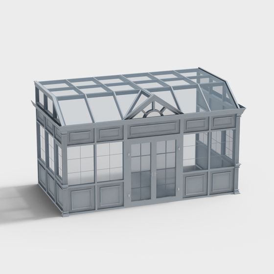 Elegant Greenhouse 3D model for Creative Projects