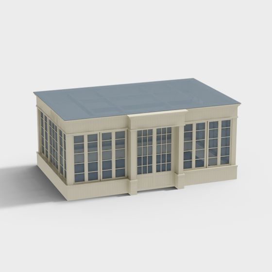 Modern Greenhouse 3D model