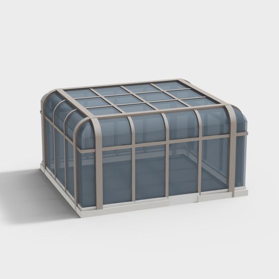 Modern Greenhouse 3D model