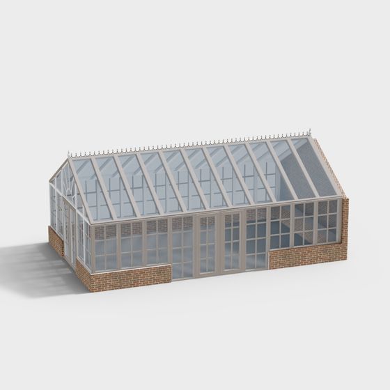 Elegant Greenhouse 3D model for Creative Projects