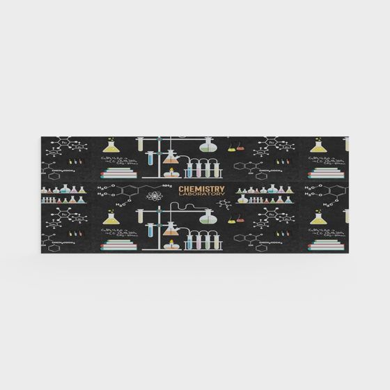 Vibrant Chemistry Lab 3D model for Designers